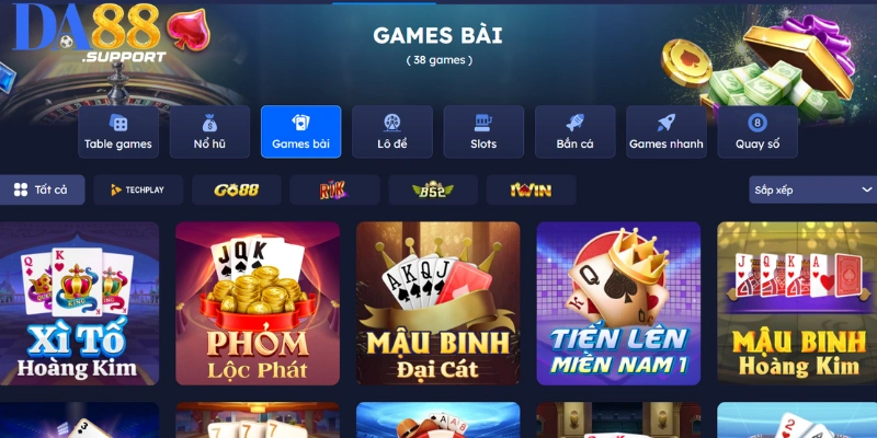 Tìm hiểu thông tin tổng quan về game bài DA88