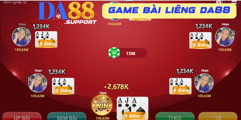 Luật chơi và thuật ngữ trong game bài Liêng DA88 cơ bản